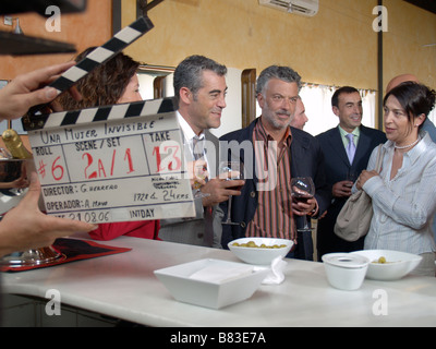 Una Mujer tournage invisibile Una Mujer invisibile (2007) Spagna Adolfo Fernández et María Bouzas pendant le tournage / sul set Direttore: Gerardo Herrero Foto Stock