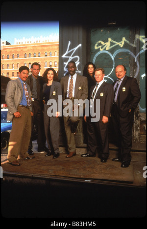 Polizia di New York blues NYPD blu (1993)TV-serie 1993-2005 USA Nicholas Turturro., Jimmy Smits, Kim Delaney, James McDaniel, Justine Miceli, Gordon Clapp, Dennis Franz Saison 3, stagione 3 Foto Stock