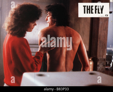 Il Fly Anno: 1986 - USA Direttore: : David Cronenberg Jeff Goldblum, geena Pagina Davis Foto Stock