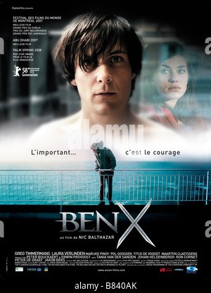 Ben X Anno: 2007 - Belgio / Paesi Bassi Greg Timmermans Direttore: Nic Balthazar poster (Fr) Foto Stock