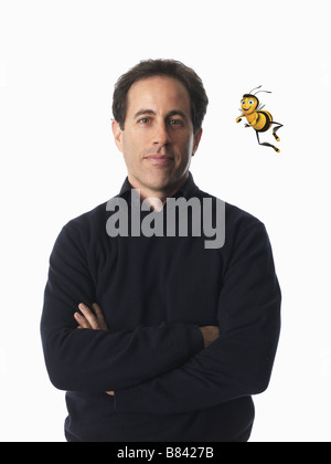 Jerry Seinfeld Jerry Seinfeld Acteur Jerry Seinfeld Voix de "Barry B. Benson' dans Bee Movie - drôle d'abeille (2007) USA Direttore: Steve Hickner, Simone J. Smith animazione Foto Stock