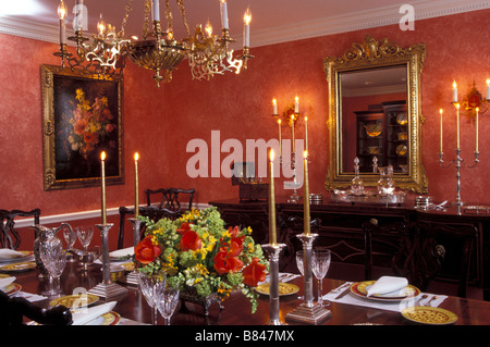 Elegante sala da pranzo formale Foto Stock