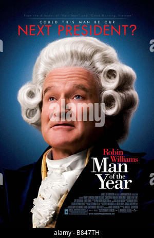 Uomo dell'anno Anno: 2006 - USA Robin Williams Direttore: Barry Levinson poster (USA) Foto Stock