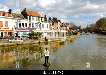 Saint Leu area di Amiens Nord della Francia dipartimento della Somme Picardia Foto Stock