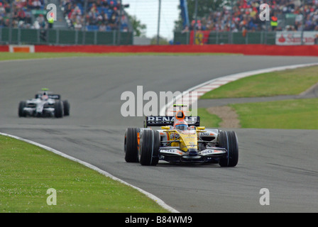 Nelson Piquet al British Grand Prix 2008 Foto Stock