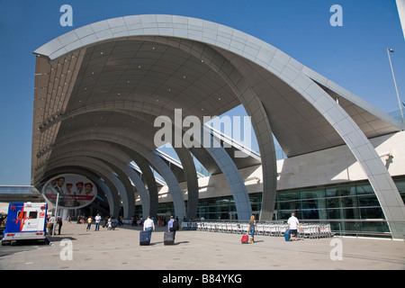 Il nuovo Terminal 3 di Emirates tre Aeroporto di Dubai EMIRATI ARABI UNITI Foto Stock