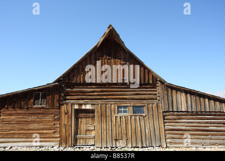 Moulton Barn, Fila Mormone Historic District, il Parco Nazionale del Grand Teton, Wyoming Foto Stock