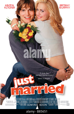 Appena sposato Année : 2003 - USA Brittany Murphy, Ashton Kutcher affiche, poster Direttore : Shawn Levy Foto Stock