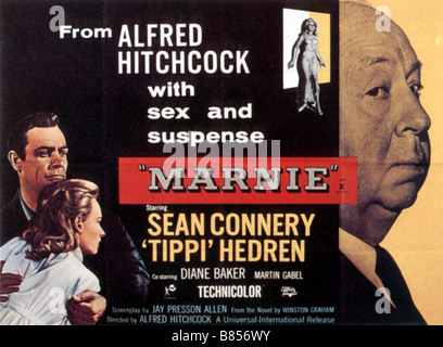 Marnie Anno : 1964 - USA Tippi Hedren, Sean Connery Direttore : Alfred Hitchcock Foto Stock