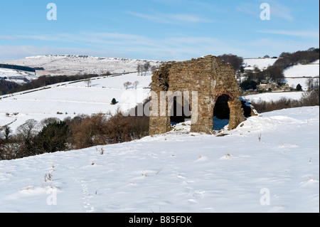 Airmans fienile alto sopra Hathersage Foto Stock