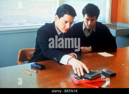 Mysteres una Twin Peaks serie TV 1990 - 1991 usa la stagione 1, pilota Creato da : David Lynch, Mark Frost Kyle MacLachlan, Michael Ontkean Foto Stock