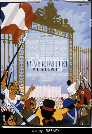 Si Versailles m'était conté Royal Affari di Versailles Anno: 1954 - Italia / Francia Direttore: Sacha Guitry poster (Fr) Foto Stock