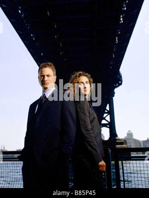 Les esperti Manhattan CSI : NY / "CSI : new york' TV-Serie 2004 usa (stagione 1) Gary Sinise e Melina Kanakaredes Foto Stock