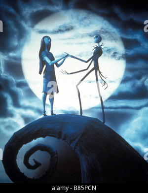 Nightmare Before Christmas Anno: 1993 Regia: Henry Selick animazione Foto Stock