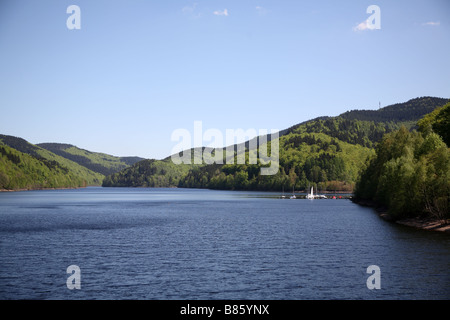 Odertalsperre Nationalpark Harz National Park Landkreis Osterode Foto Stock