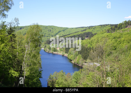 Odertalsperre Nationalpark Harz National Park Landkreis Osterode Foto Stock