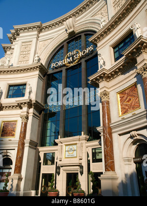 Il Forum Shops at Caesars Palace Las Vegas Boulevard Las Vegas Nevada USA Foto Stock