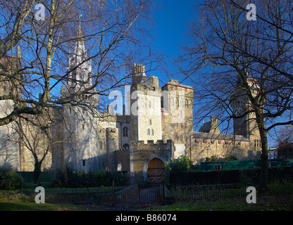 Il Castello di Cardiff Cardiff Glamorgan South Wales UK Foto Stock