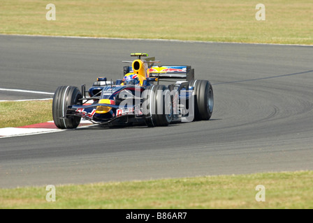 Mark Webber presso il British Grand Prix 2008 Foto Stock