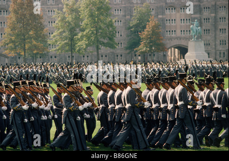 Cadetto formale Parade presso l'Accademia Militare degli Stati Uniti, West Point, New York Foto Stock