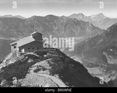 Nido dell'Aquila, Adolf Hitler di ritiro a Berchtesgaden Foto Stock