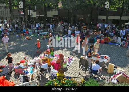 Vendita di avvio sulla piazza visto da sopra Foto Stock