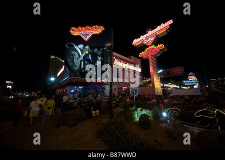 Harley Davidson, Las Vegas in Nevada, STATI UNITI D'AMERICA Foto Stock