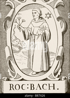 Roger Bacon, circa 1214 - 1294, aka Doctor Mirabilis. Filosofo inglese medievale e frate francescano. Foto Stock