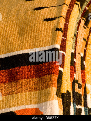 Messico SINOLA MEMBRO MAZATLAN coperte colorate vendute dai produttori sulla spiaggia dorata Foto Stock