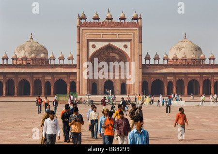 Jama Masjid Moschea Fatehpur Sikri Foto Stock