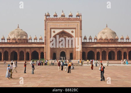 Jama Masjid Moschea Fatehpur Sikri Foto Stock