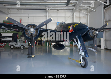 F7F Tigercat notte Fighter bombardiere. Palm Springs Air Museum. In California, Stati Uniti d'America. Foto Stock