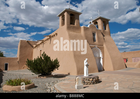 San Francisco de Assis Chiesa Taos New Mexico USA Foto Stock
