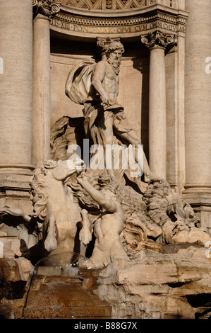 Fontana di Trevi Roma Italia Foto Stock