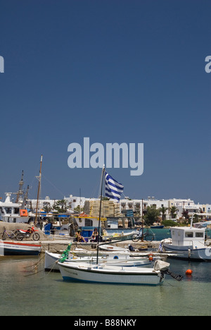 Antiparos Town Waterfront, Grecia Foto Stock