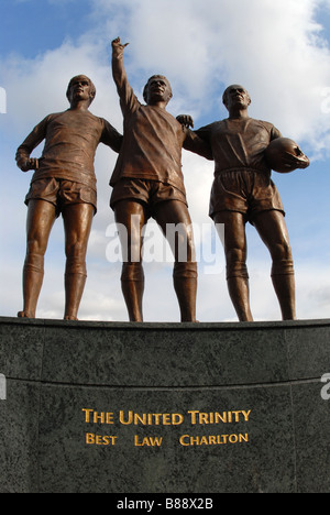 Il Manchester United Trinity Foto Stock