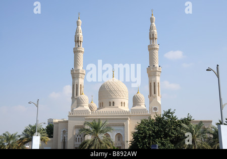 La Moschea di Jumeirah a Dubai, Emirati Arabi Uniti Foto Stock