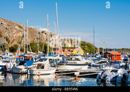 La Svezia WEST COAST BOHUSLÄN GREBBESTAD Foto Stock