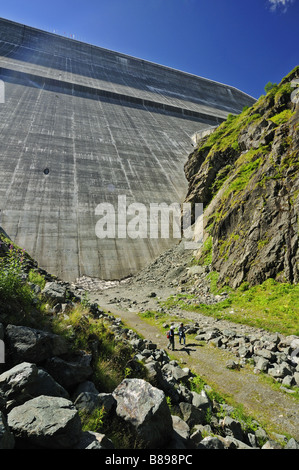 Grande Dixence dam Foto Stock