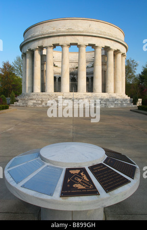 Il presidente Warren Harding G Memorial Marion Ohio costruito di Bianco Marmo georgiano nel 1927 Foto Stock