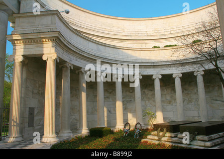Il presidente Warren Harding G Memorial Marion Ohio costruito di marmo bianco nel 1927 Foto Stock