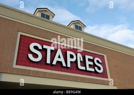 Punti metallici di forniture per uffici in Grand Blanc Michigan STATI UNITI Foto Stock