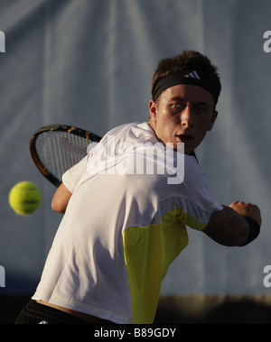 Giocatore di Tennis Philipp KOHLSCHREIBER: risultati nei (GER) in azione presso l'Australian Open 2009 Foto Stock