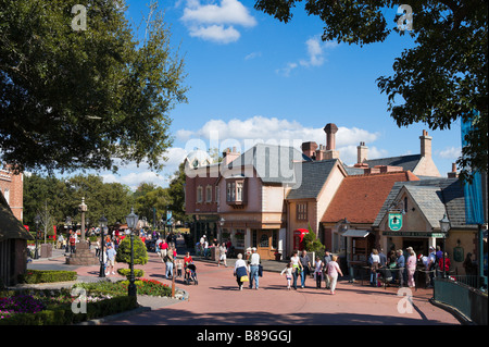 Rose and Crown pub nel Regno Unito zona di vetrina mondiale, Epcot Center, il Walt Disney World Resort di Orlando, Florida, Foto Stock