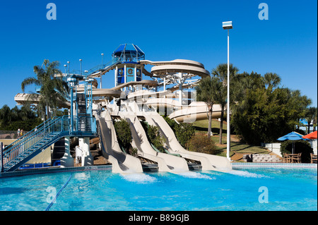 Mach 5 ride, Wet'n Wild Water Park, International Drive, Orlando, Florida, Stati Uniti d'America Foto Stock