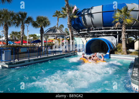 Discoteca H20 ride, Wet'n Wild Water Park, International Drive, Orlando, Florida, Stati Uniti d'America Foto Stock