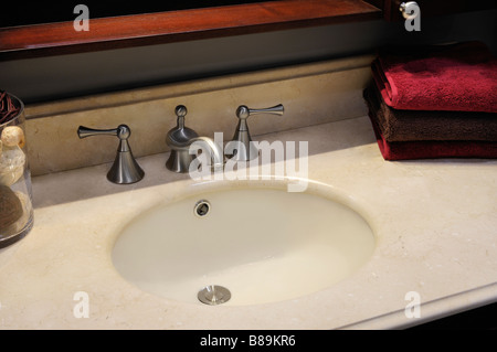 Lavandino del bagno Foto Stock