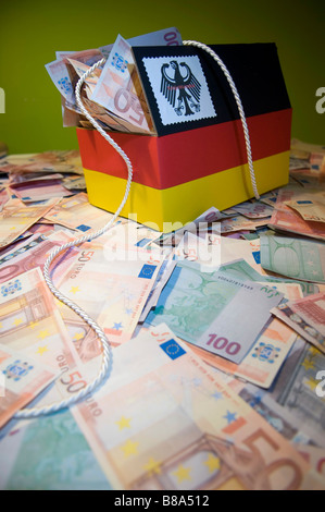 Immagine simbolica per il pacchetto di stimolo economico della Germania. Foto Stock