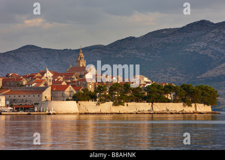 Korcula, Isola di Korcula, Dalmazia, Croazia Foto Stock