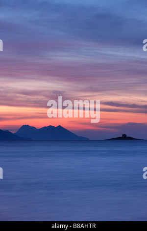 Costa vicino Orebić, penisola di Sabbioncello, Dalmazia, Croazia Foto Stock